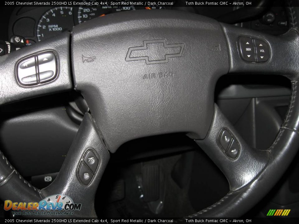 2005 Chevrolet Silverado 2500HD LS Extended Cab 4x4 Sport Red Metallic / Dark Charcoal Photo #13