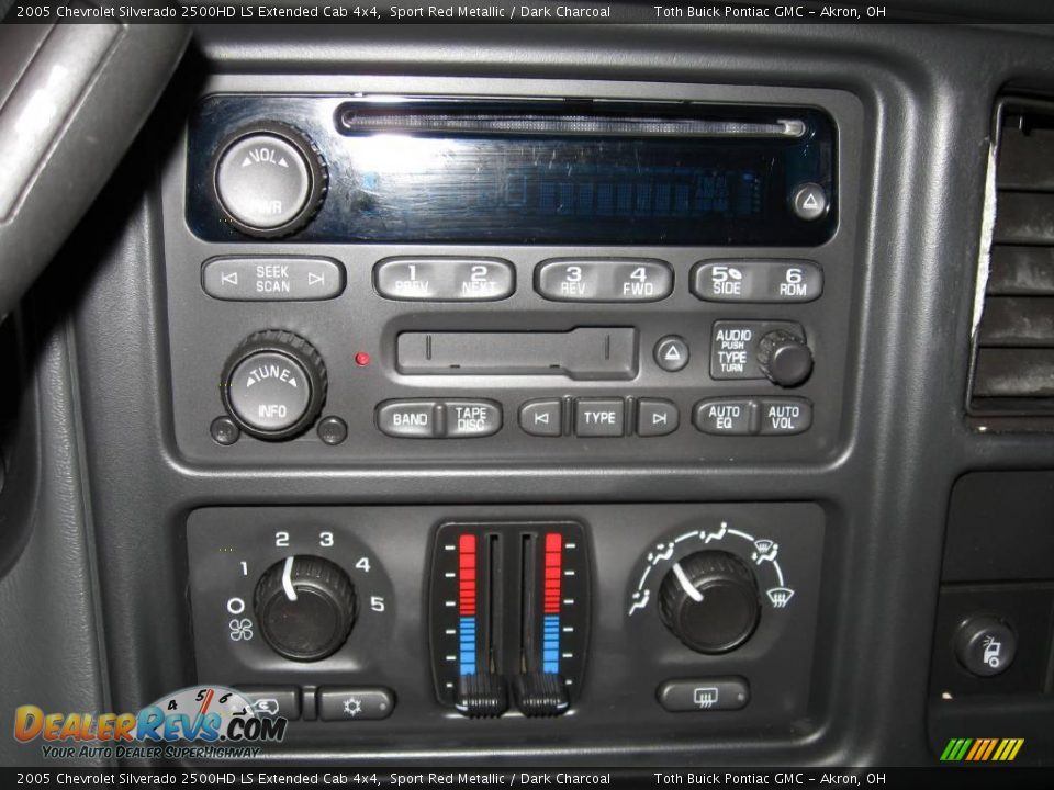 2005 Chevrolet Silverado 2500HD LS Extended Cab 4x4 Sport Red Metallic / Dark Charcoal Photo #14