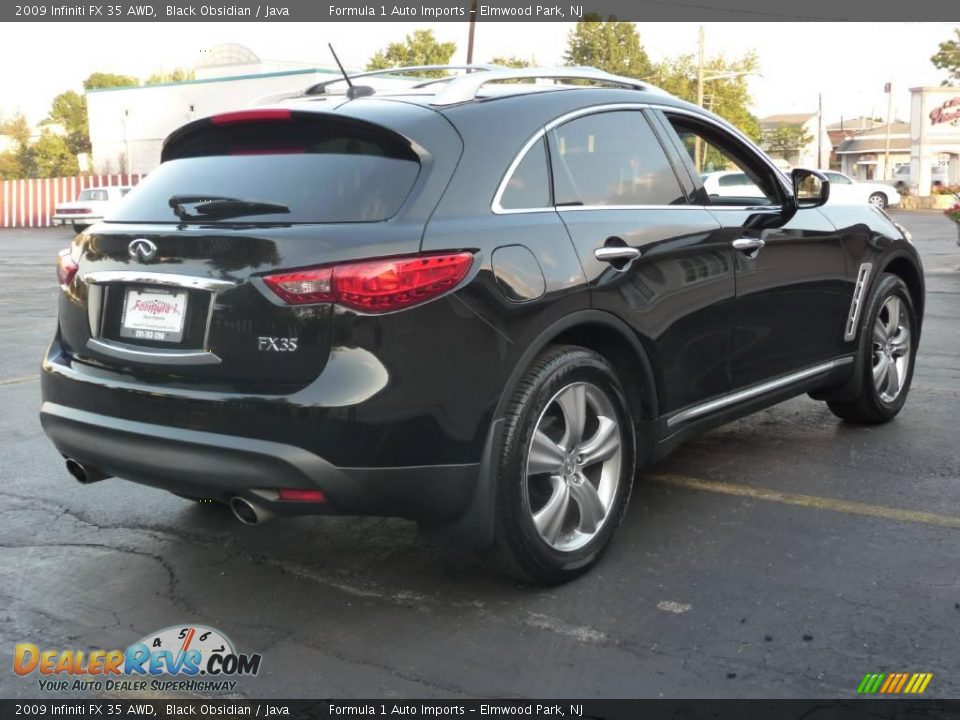 2009 Infiniti FX 35 AWD Black Obsidian / Java Photo #3