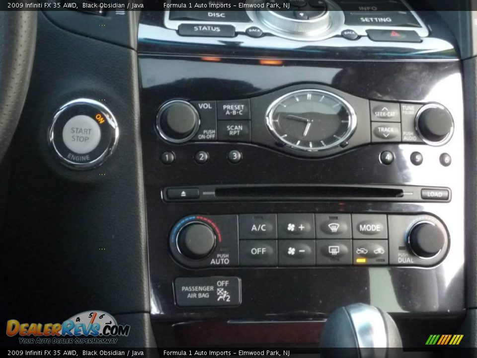 2009 Infiniti FX 35 AWD Black Obsidian / Java Photo #10