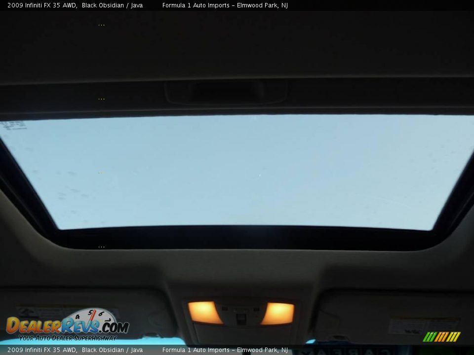 2009 Infiniti FX 35 AWD Black Obsidian / Java Photo #12