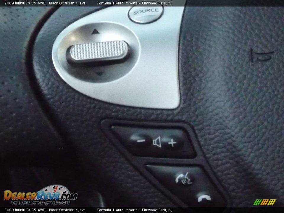 2009 Infiniti FX 35 AWD Black Obsidian / Java Photo #15