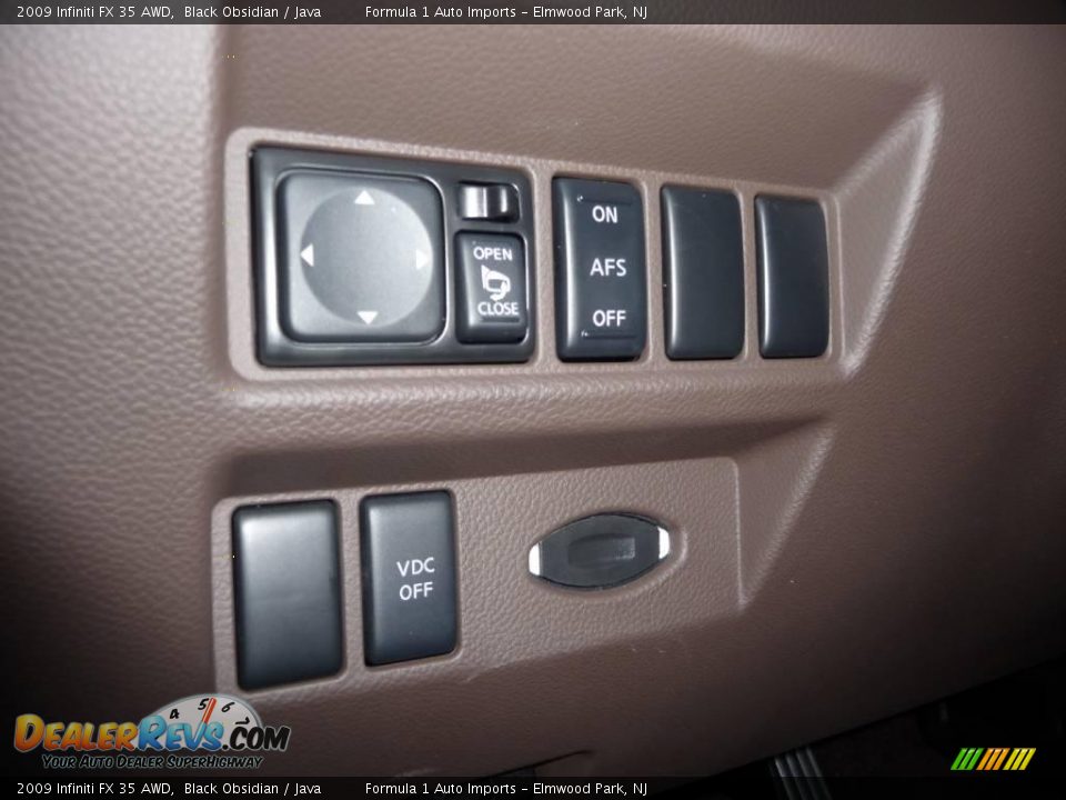 2009 Infiniti FX 35 AWD Black Obsidian / Java Photo #17