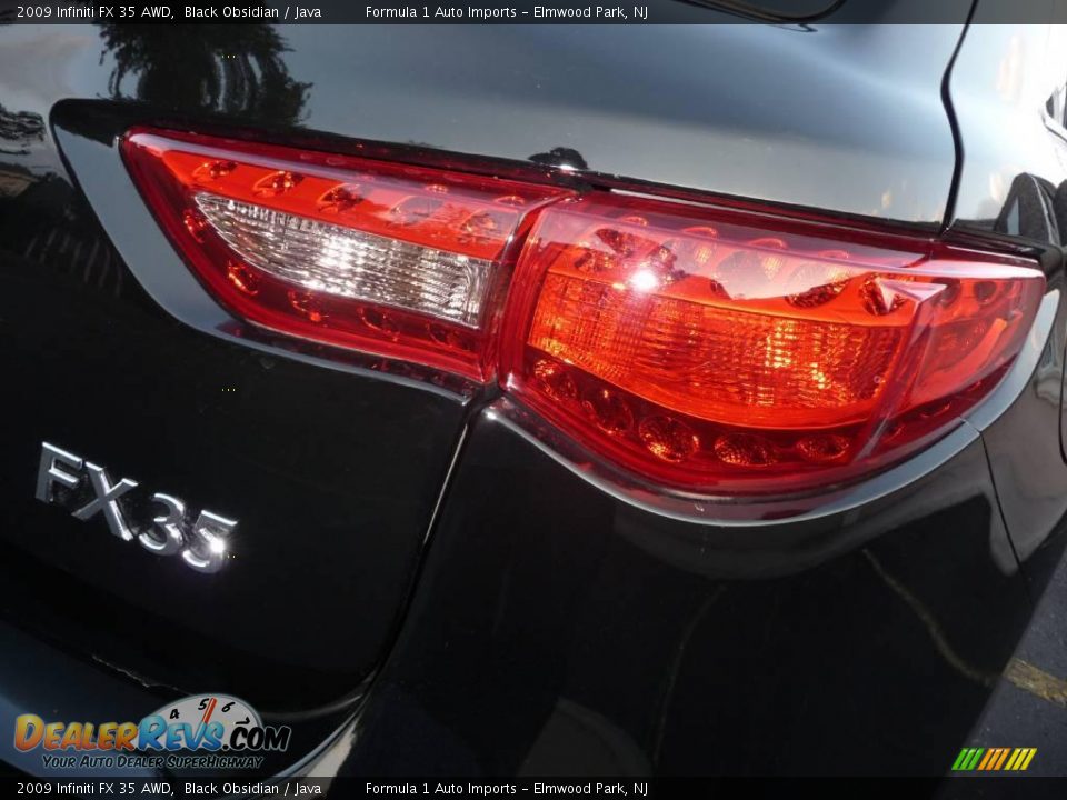 2009 Infiniti FX 35 AWD Black Obsidian / Java Photo #30