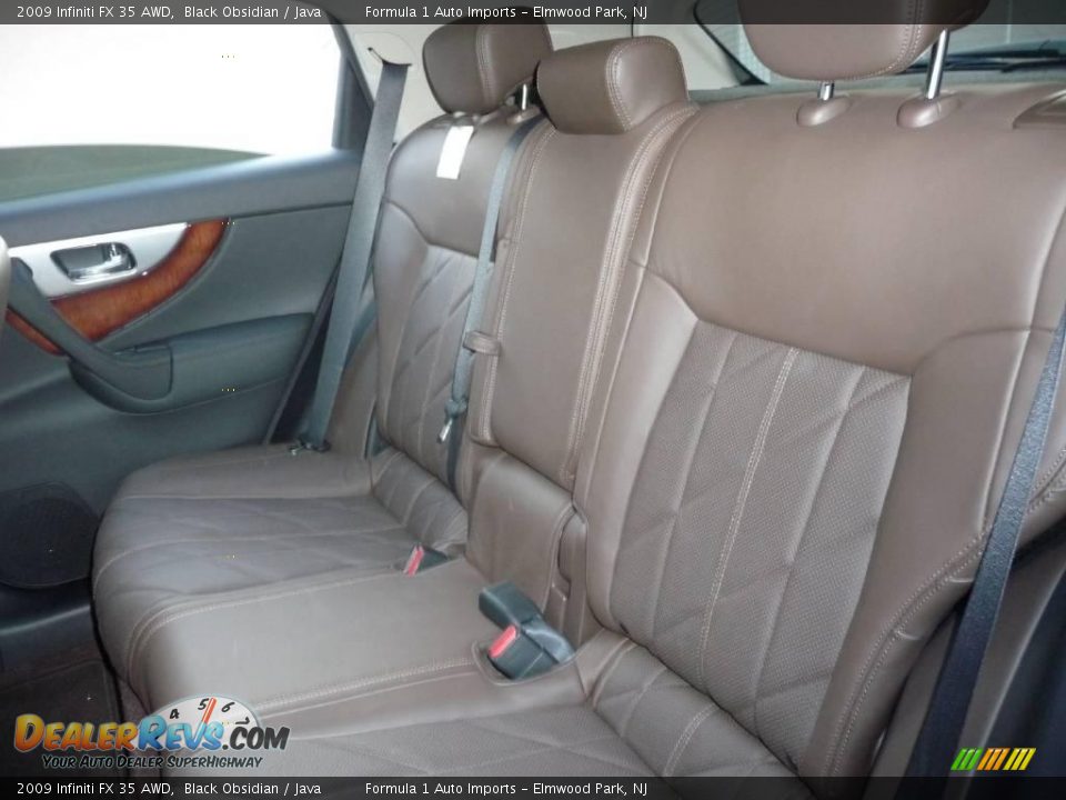 2009 Infiniti FX 35 AWD Black Obsidian / Java Photo #31