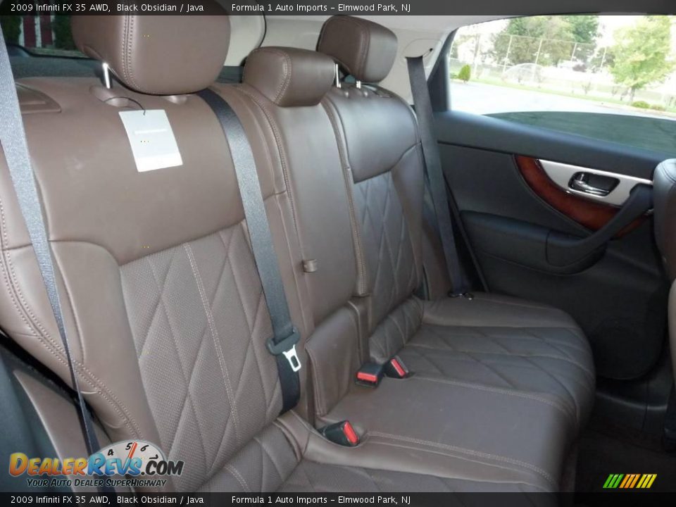 2009 Infiniti FX 35 AWD Black Obsidian / Java Photo #32