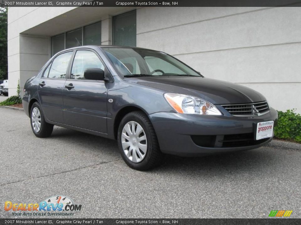 2007 Mitsubishi Lancer ES Graphite Gray Pearl / Tan Photo #1