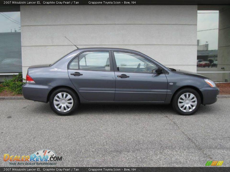 2007 Mitsubishi Lancer ES Graphite Gray Pearl / Tan Photo #2