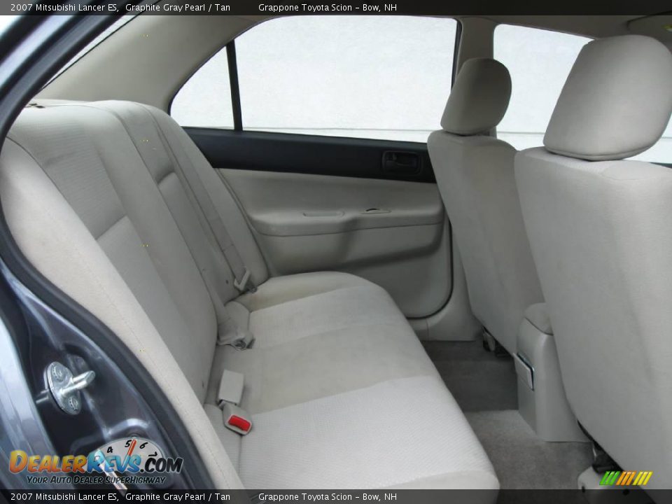 2007 Mitsubishi Lancer ES Graphite Gray Pearl / Tan Photo #4