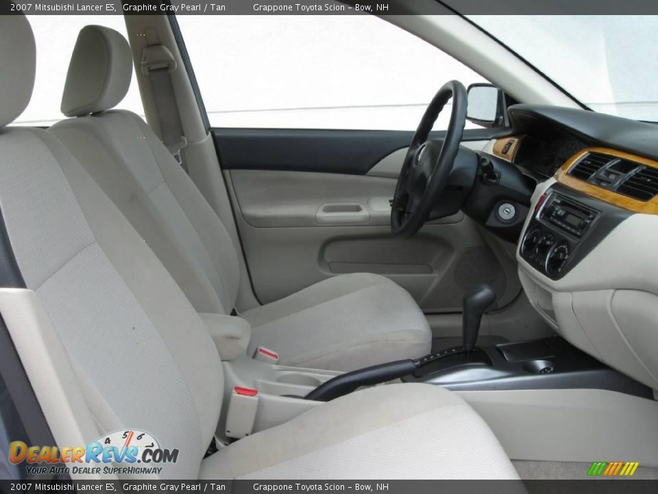 2007 Mitsubishi Lancer ES Graphite Gray Pearl / Tan Photo #5