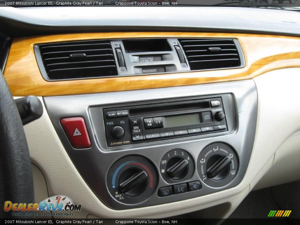 2007 Mitsubishi Lancer ES Graphite Gray Pearl / Tan Photo #6