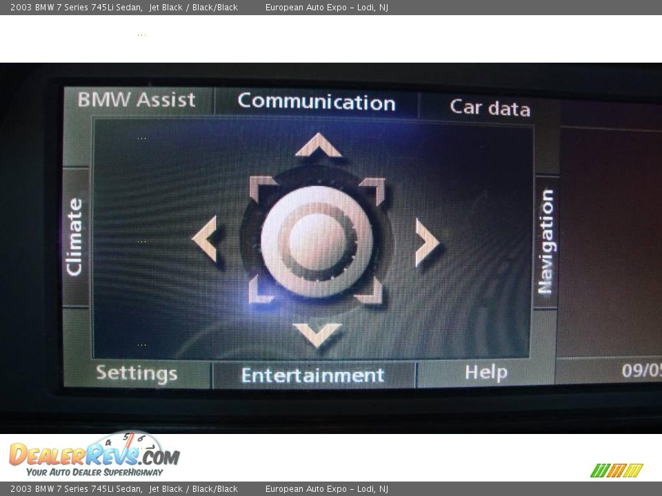 2003 BMW 7 Series 745Li Sedan Jet Black / Black/Black Photo #19