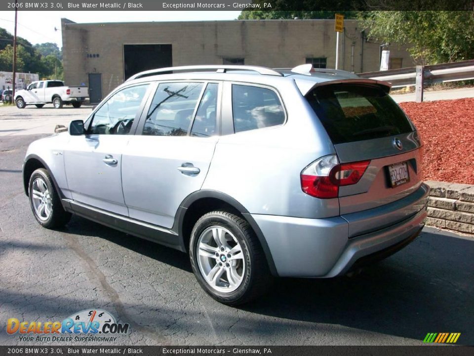 2006 BMW X3 3.0i Blue Water Metallic / Black Photo #3