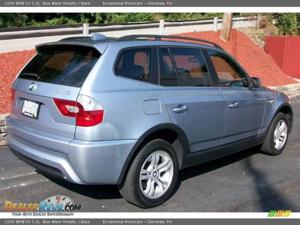 2006 BMW X3 3.0i Blue Water Metallic / Black Photo #5