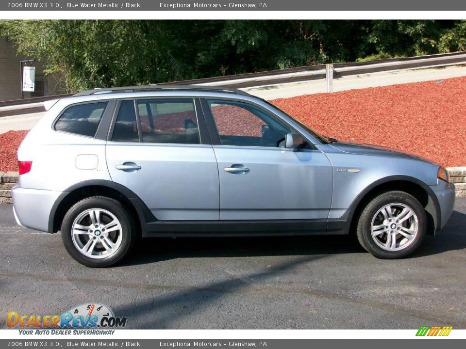 2006 BMW X3 3.0i Blue Water Metallic / Black Photo #6