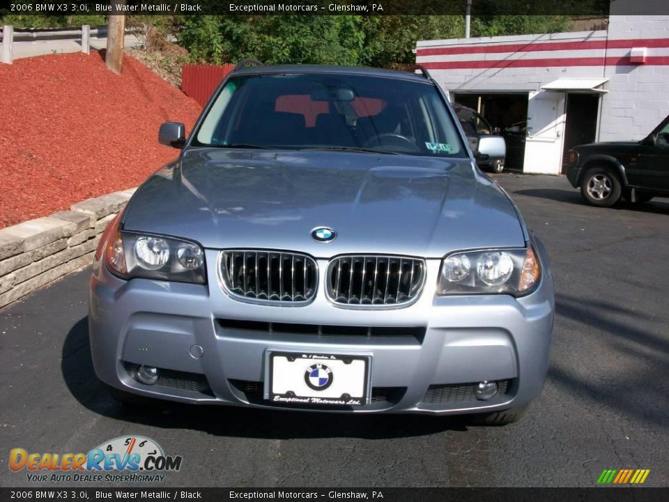 2006 BMW X3 3.0i Blue Water Metallic / Black Photo #8
