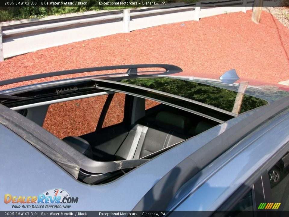 2006 BMW X3 3.0i Blue Water Metallic / Black Photo #9