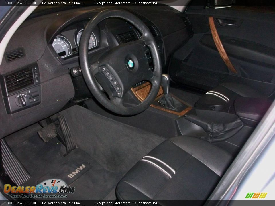 2006 BMW X3 3.0i Blue Water Metallic / Black Photo #10