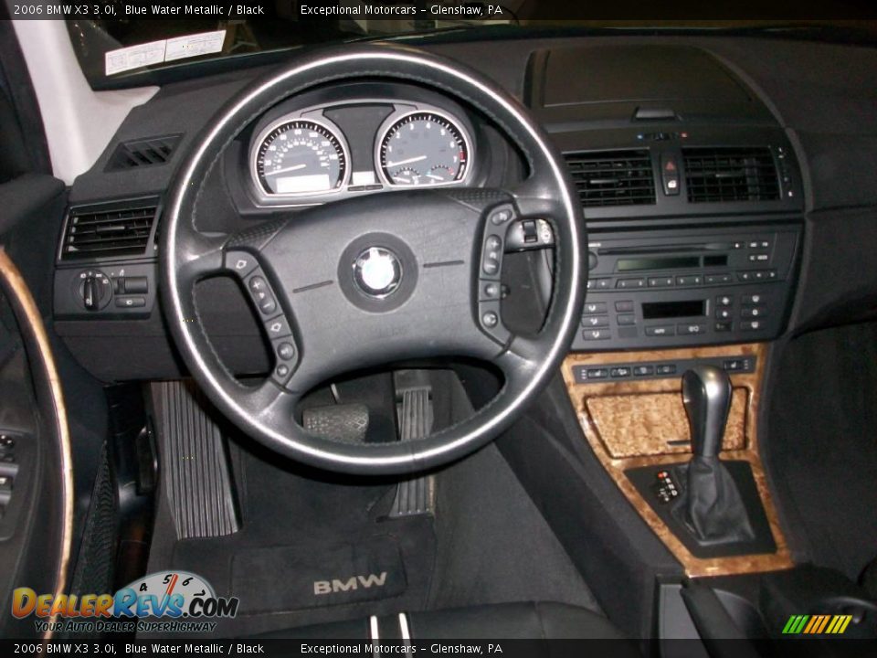 2006 BMW X3 3.0i Blue Water Metallic / Black Photo #12