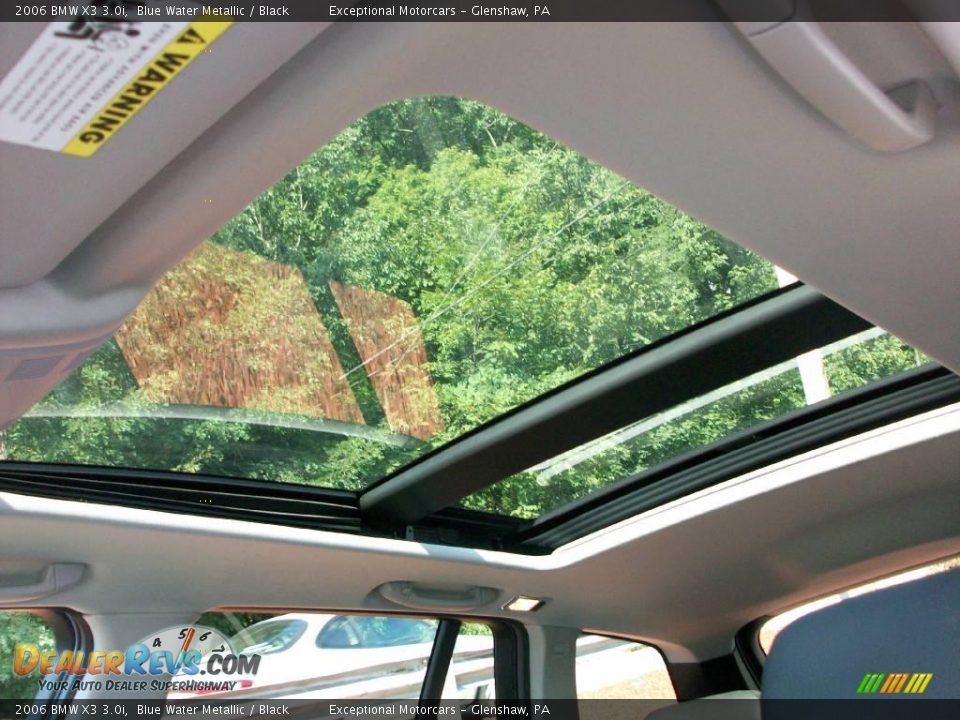 2006 BMW X3 3.0i Blue Water Metallic / Black Photo #17