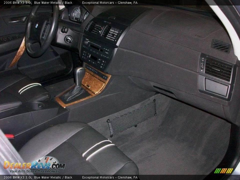 2006 BMW X3 3.0i Blue Water Metallic / Black Photo #18