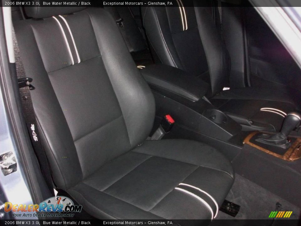 2006 BMW X3 3.0i Blue Water Metallic / Black Photo #19