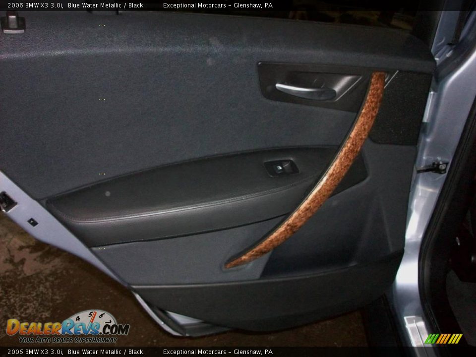 2006 BMW X3 3.0i Blue Water Metallic / Black Photo #22