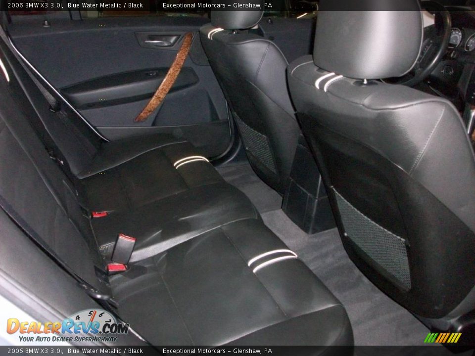 2006 BMW X3 3.0i Blue Water Metallic / Black Photo #23