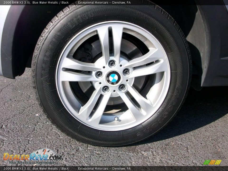 2006 BMW X3 3.0i Blue Water Metallic / Black Photo #25