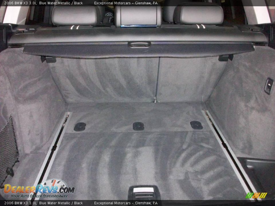 2006 BMW X3 3.0i Blue Water Metallic / Black Photo #26