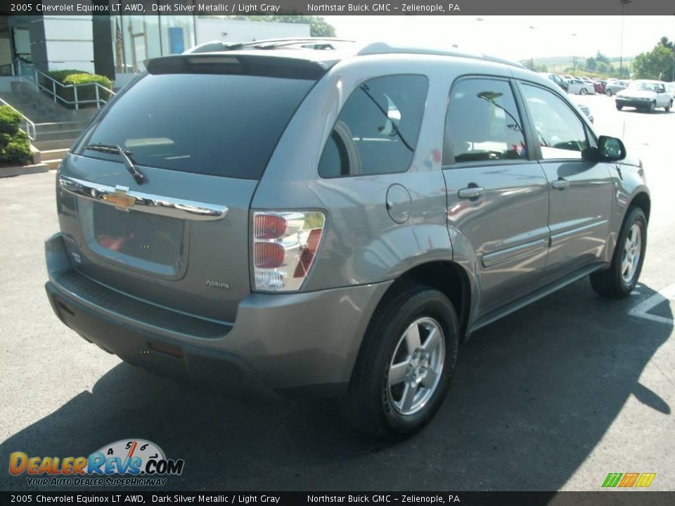 2005 Chevrolet Equinox LT AWD Dark Silver Metallic / Light Gray Photo #2
