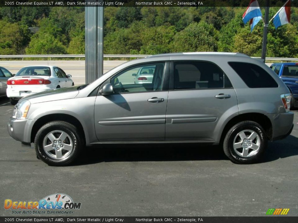 2005 Chevrolet Equinox LT AWD Dark Silver Metallic / Light Gray Photo #5