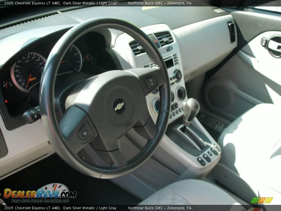 2005 Chevrolet Equinox LT AWD Dark Silver Metallic / Light Gray Photo #7