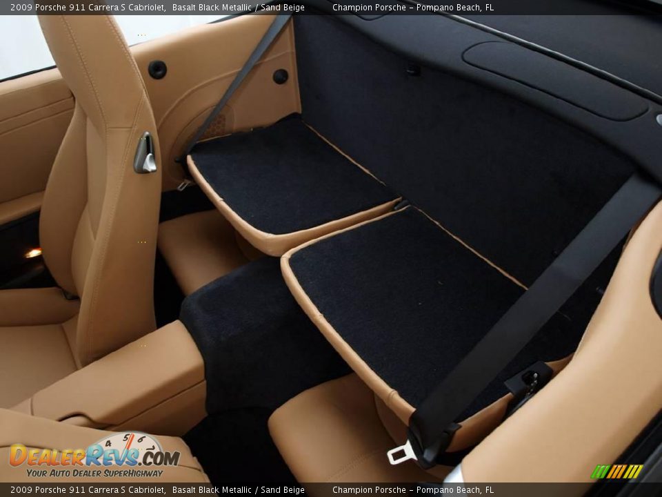 2009 Porsche 911 Carrera S Cabriolet Basalt Black Metallic / Sand Beige Photo #19