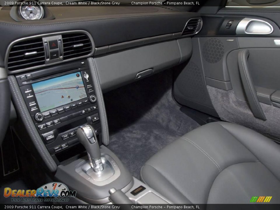 2009 Porsche 911 Carrera Coupe Cream White / Black/Stone Grey Photo #10