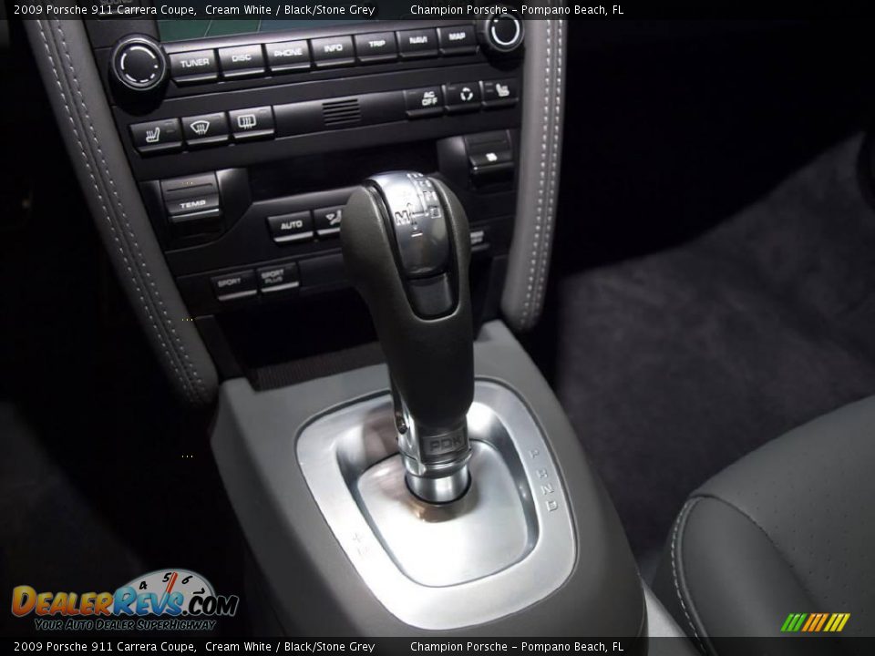 2009 Porsche 911 Carrera Coupe Cream White / Black/Stone Grey Photo #11