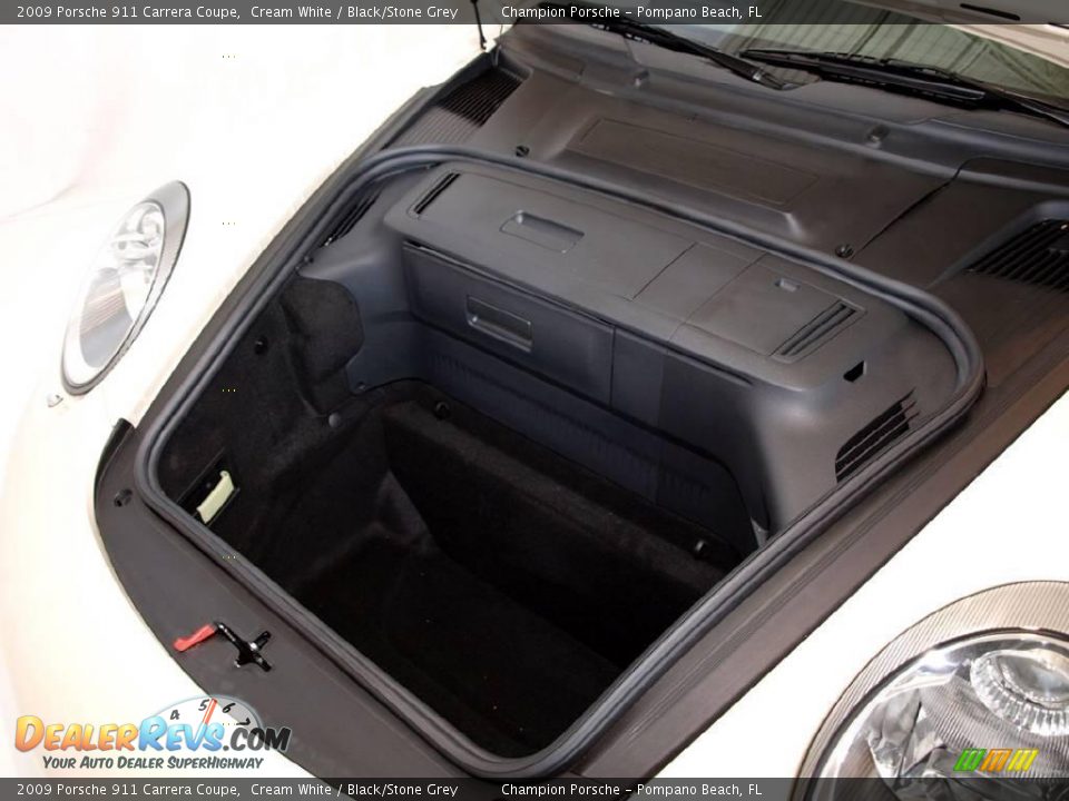 2009 Porsche 911 Carrera Coupe Cream White / Black/Stone Grey Photo #15