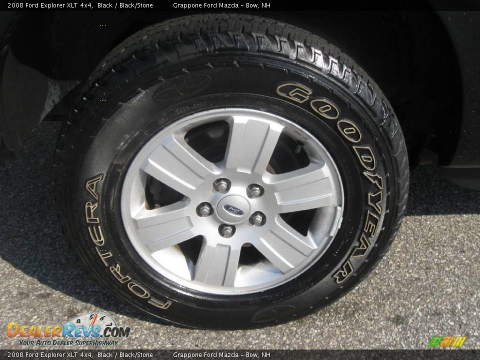 2008 Ford Explorer XLT 4x4 Black / Black/Stone Photo #5