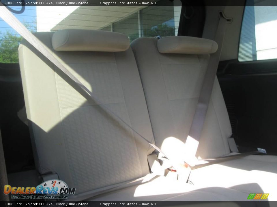 2008 Ford Explorer XLT 4x4 Black / Black/Stone Photo #6