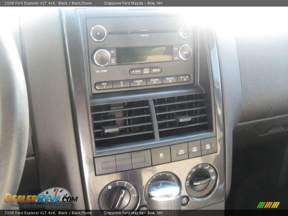 2008 Ford Explorer XLT 4x4 Black / Black/Stone Photo #9