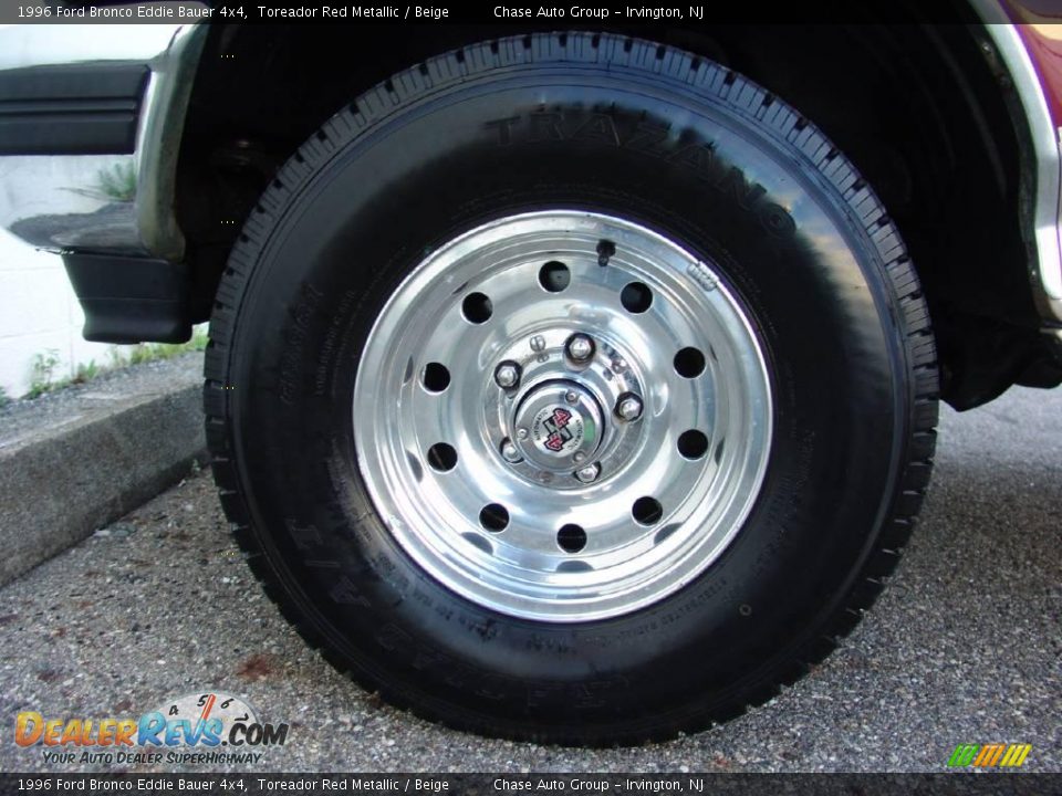 1996 Ford Bronco Eddie Bauer 4x4 Toreador Red Metallic / Beige Photo #12