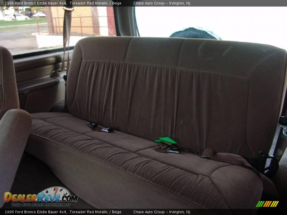 1996 Ford Bronco Eddie Bauer 4x4 Toreador Red Metallic / Beige Photo #20