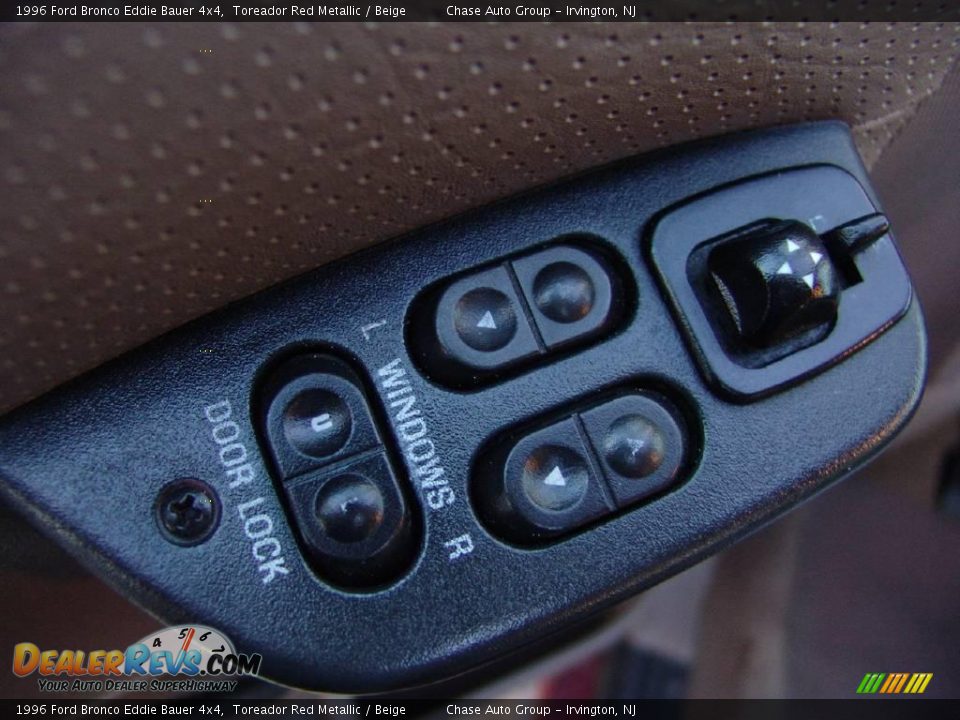1996 Ford Bronco Eddie Bauer 4x4 Toreador Red Metallic / Beige Photo #21