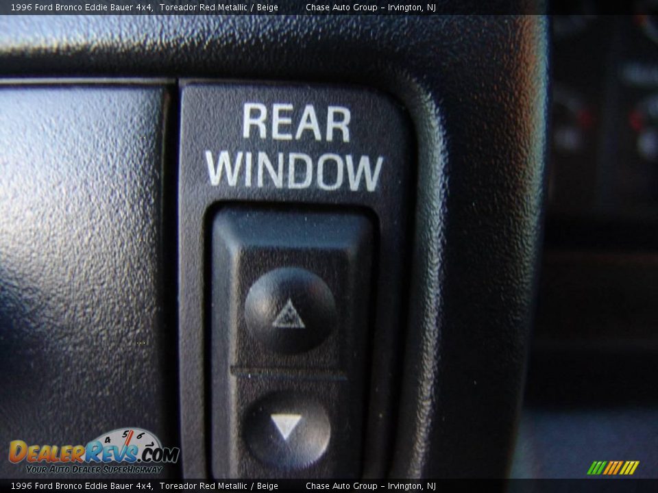 1996 Ford Bronco Eddie Bauer 4x4 Toreador Red Metallic / Beige Photo #22