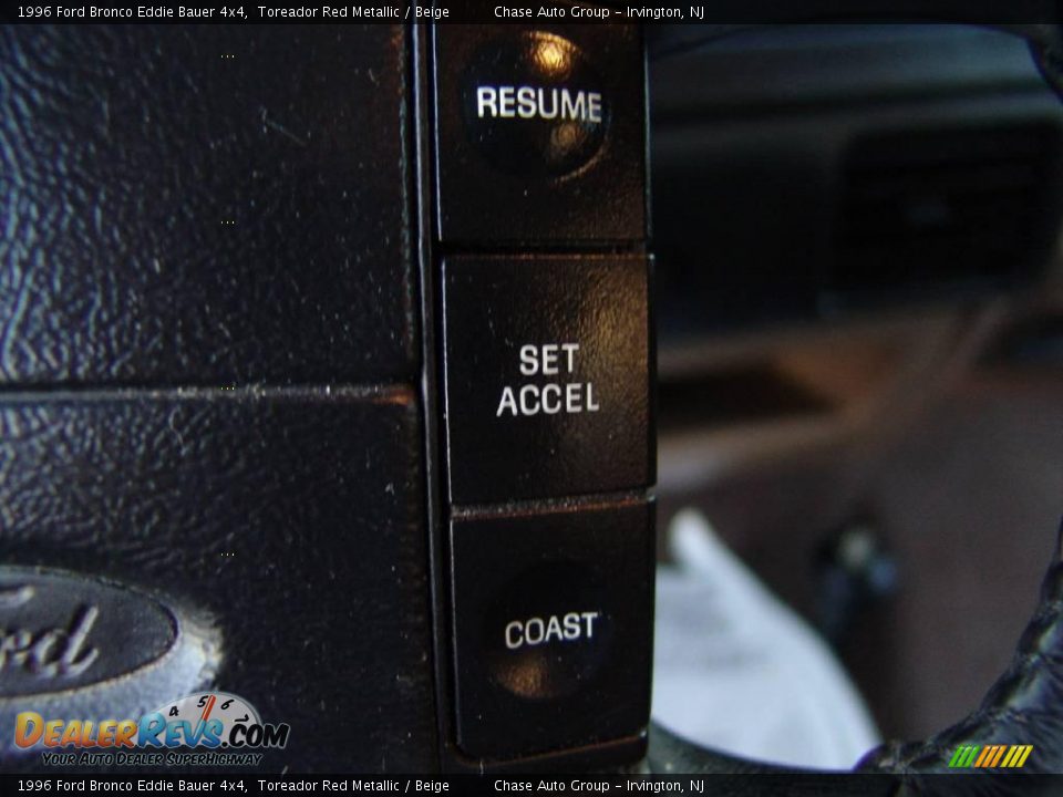 1996 Ford Bronco Eddie Bauer 4x4 Toreador Red Metallic / Beige Photo #23