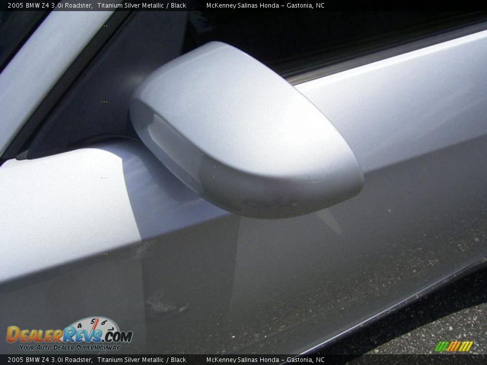 2005 BMW Z4 3.0i Roadster Titanium Silver Metallic / Black Photo #3