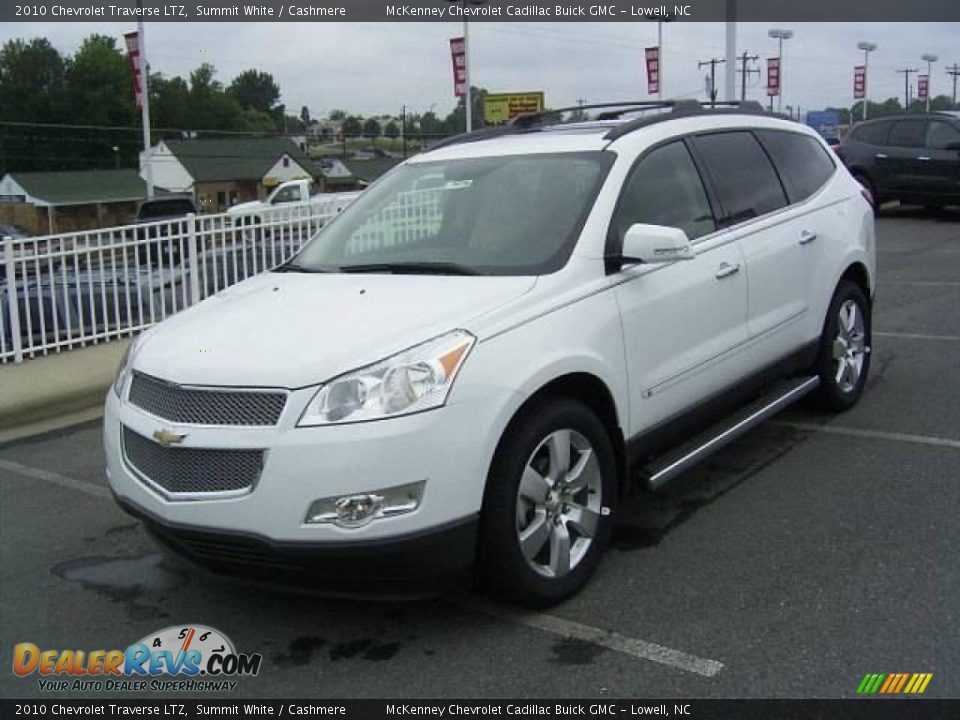 2010 Chevrolet Traverse LTZ Summit White / Cashmere Photo #1