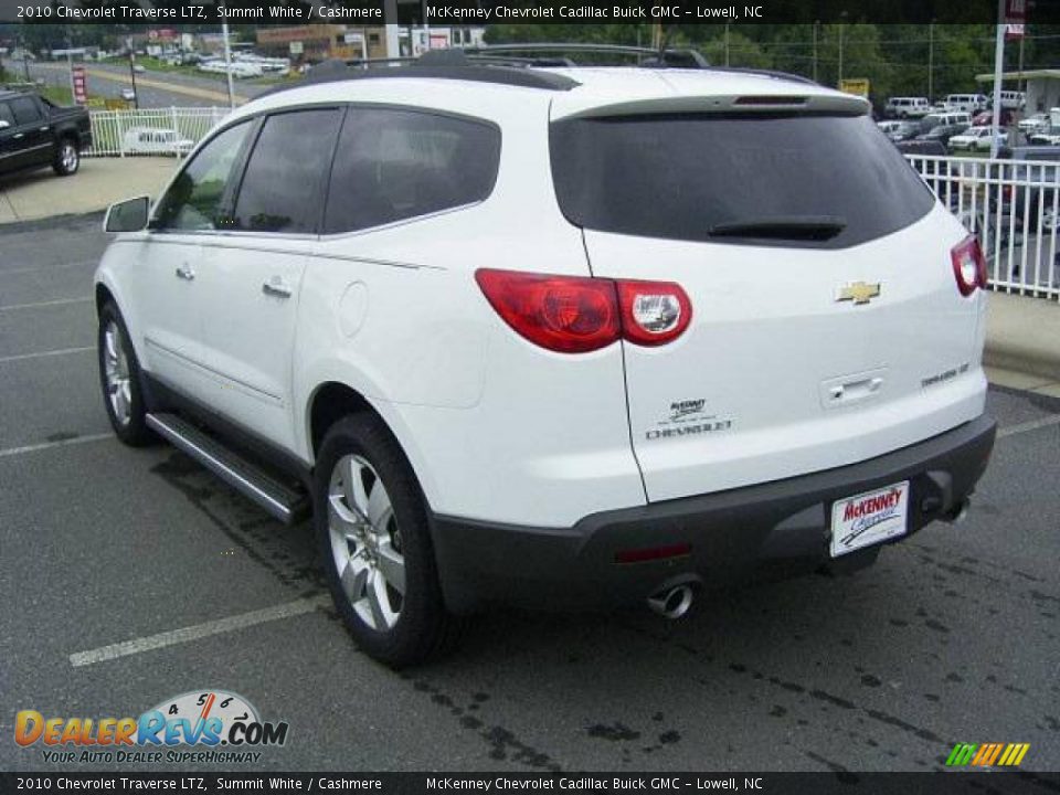 2010 Chevrolet Traverse LTZ Summit White / Cashmere Photo #2