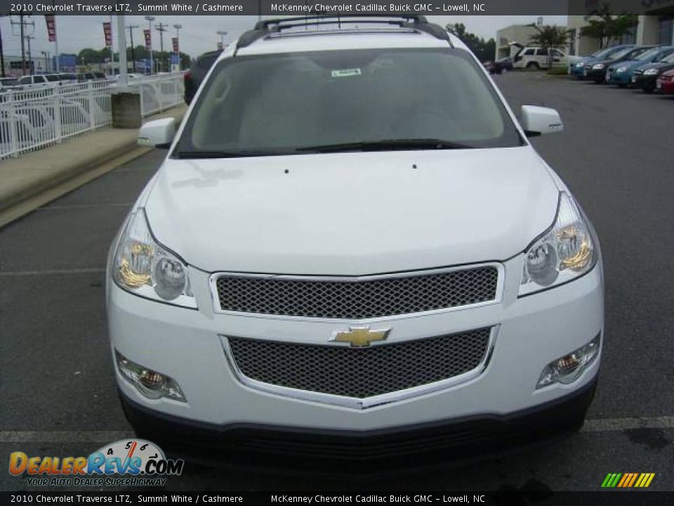 2010 Chevrolet Traverse LTZ Summit White / Cashmere Photo #6