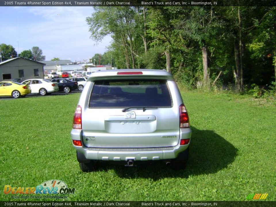 2005 Toyota 4Runner Sport Edition 4x4 Titanium Metallic / Dark Charcoal Photo #5